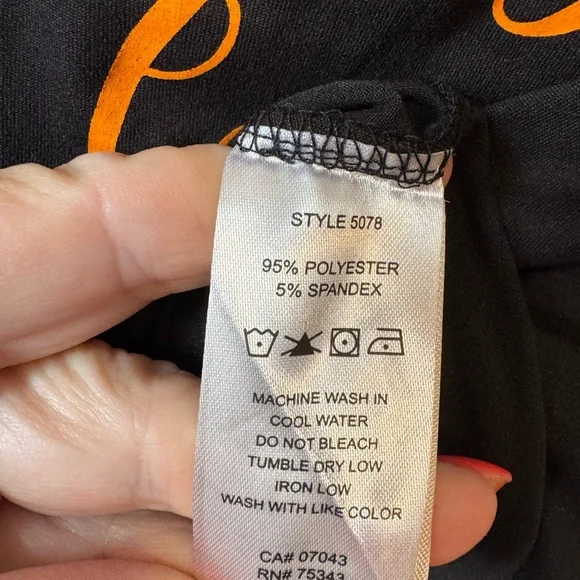 NWT Women's Black Halloween Tee/Sleep Shirt - Short Sleeve - XLARGE  #3 - Picture 5 of 7